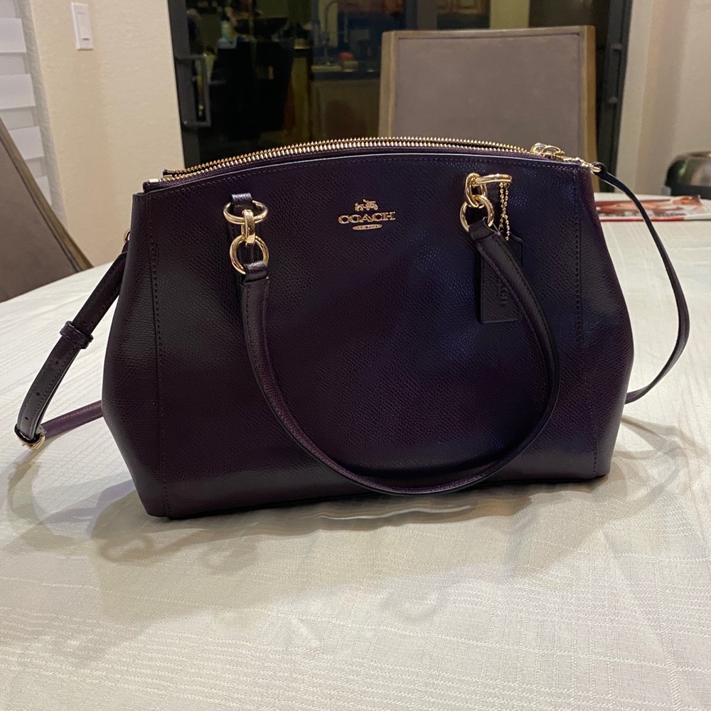 Coach Purse, dark purple, NWT!